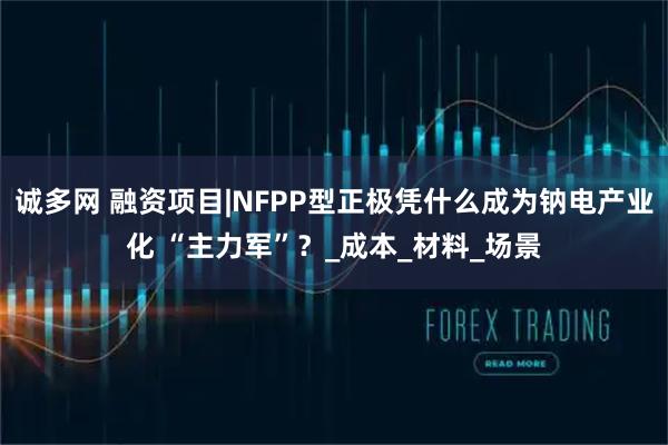 诚多网 融资项目|NFPP型正极凭什么成为钠电产业化 “主力军”？_成本_材料_场景