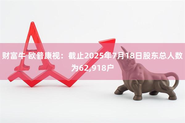 财富牛 欧普康视：截止2025年7月18日股东总人数为62,918户